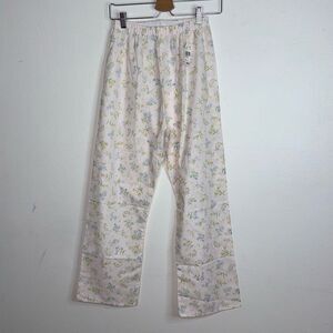 Vintage Pijama Floral Pants Size Medium